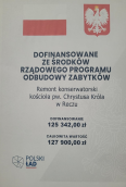 Dofinansowanie  dla parafii od "Polskiego Ładu"